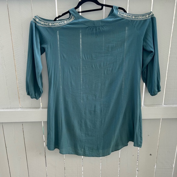 50.Time and Tru Women's Green Blouse/Dress. Size XL(16-18) - Picture 3 of 12